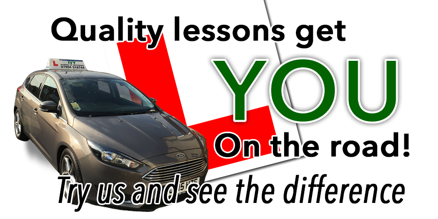 Quality lessons get you on the road - Try us and see the difference!