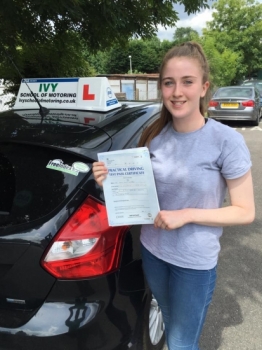 Well done Ellen Clarabut passed practical test only 4 minors great drive.